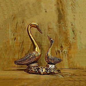Golden Color Love Ducks Pair