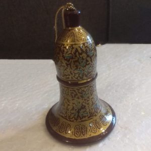 Black & Golden Designer Hand Painted Bell