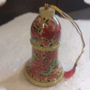 Pink Floral Hand Painted Designer Bell