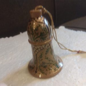 Green & Golden Hand Painted Designer Bell