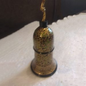 Black & Golden Designer Hand Painted Bell