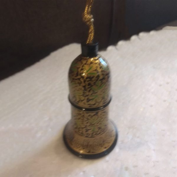 Black & Golden Designer Hand Painted Bell