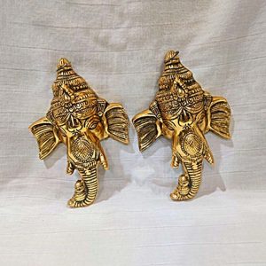 Hanging Hand Crafted Ganesh Heads