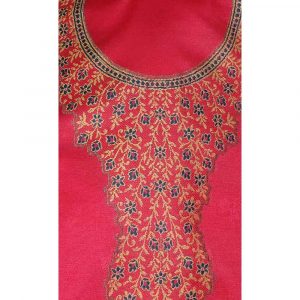 Peach Pink Color Pashmina Suit with Stole