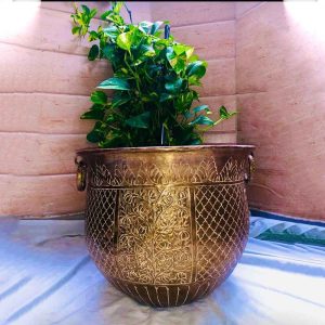Designer Brass Pot